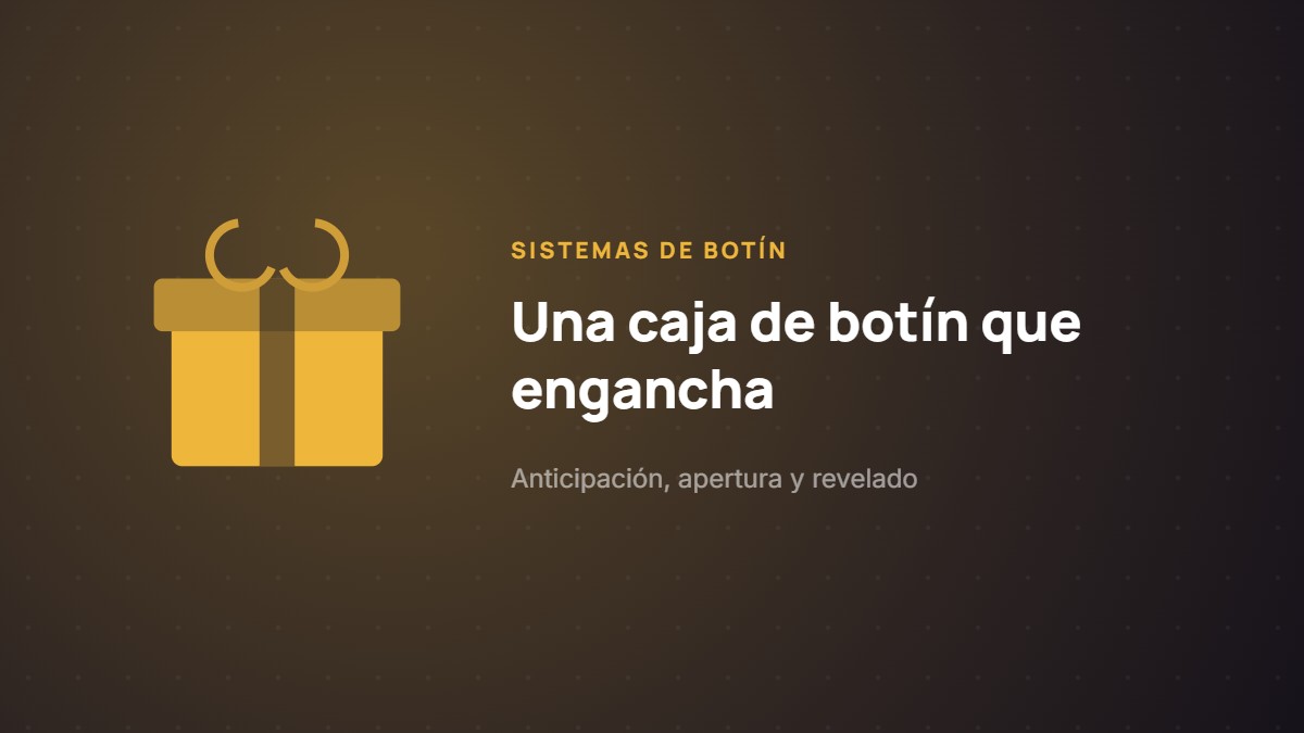 Cómo crear una caja de botín con animación de apertura