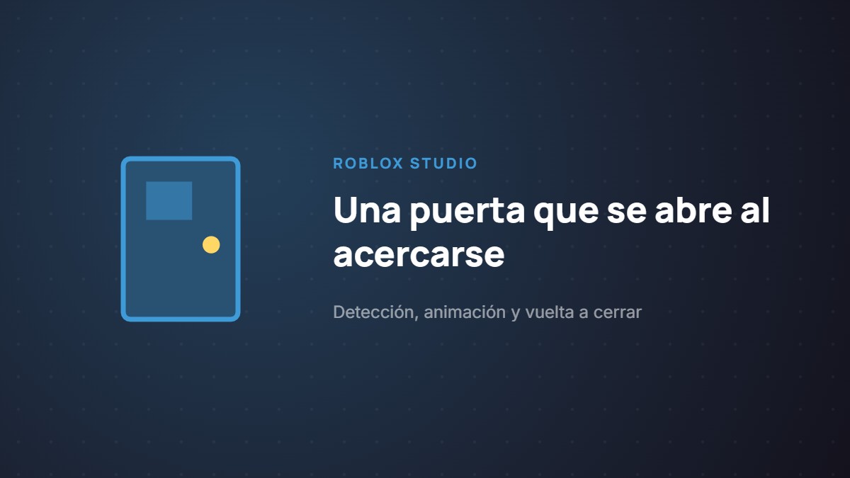 Cómo hacer una puerta que se abre al acercarte