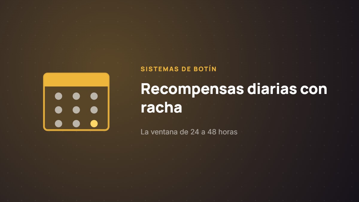 Cómo crear recompensas diarias por conectarse